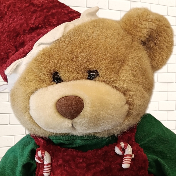 Jingle Bear Elf Plays "Jingle Bell Rock" Large 20" - Picture 2 of 8